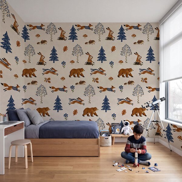 Fototapeta Motiv zvířat a stromů, Fototapety se zvířaty, Populární fototapety - Tapeko.co.cz