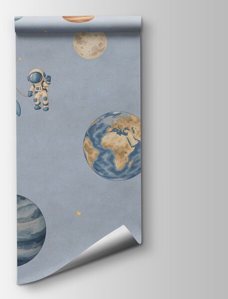 Fototapeta Uspořádání planet a raket, Vesmírné fototapety, Populární fototapety - Tapeko.co.cz