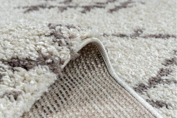 Dywany Łuszczów, Kusový koberec Berber Fez G0535 cream and brown, 80x150, béžová, ložnice