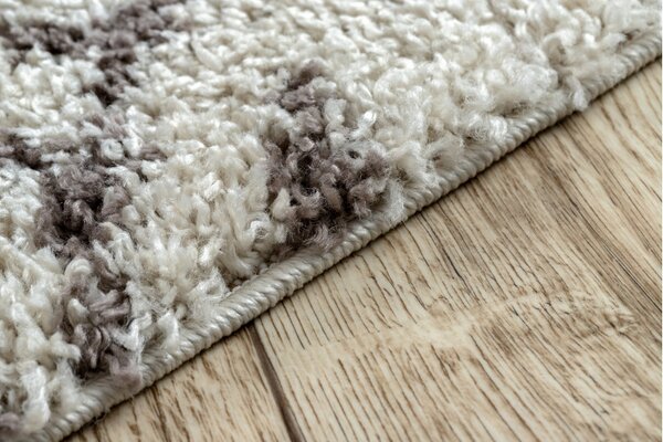 Dywany Łuszczów, Kusový koberec Berber Fez G0535 cream and brown, 80x150, béžová, ložnice