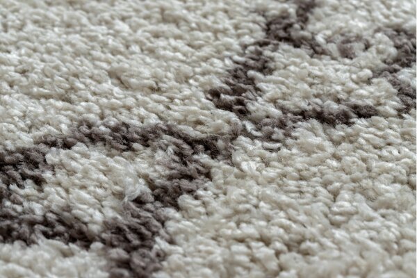 Dywany Łuszczów, Kusový koberec Berber Fez G0535 cream and brown, 80x150, béžová, ložnice
