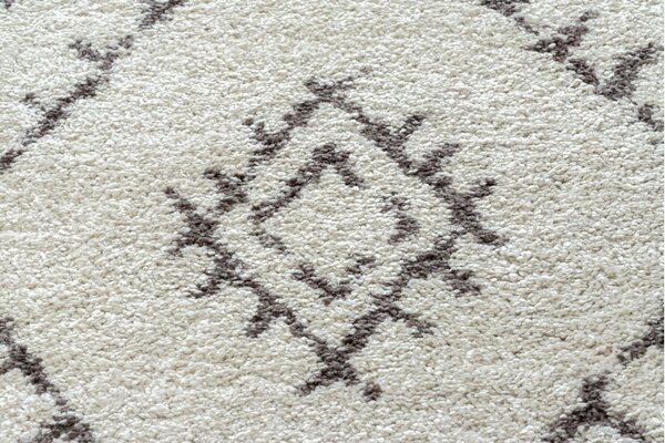 Dywany Łuszczów, Kusový koberec Berber Fez G0535 cream and brown, 80x150, béžová, ložnice