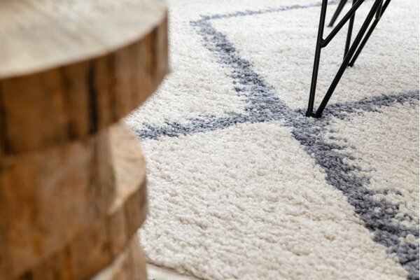 Dywany Łuszczów, Kusový koberec Berber Maknes B5910 cream and grey, 80x150, béžová, ložnice