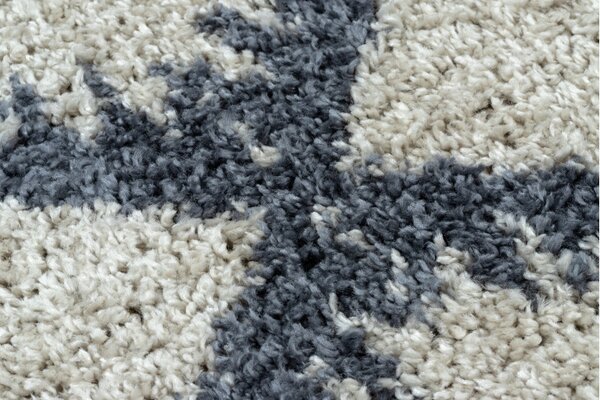 Dywany Łuszczów, Kusový koberec Berber Maknes B5910 cream and grey, 80x150, béžová, ložnice