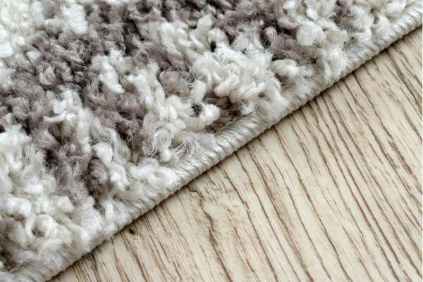 Dywany Łuszczów, Kusový koberec Berber Tanger B5940 cream and brown, 80x150, béžová, obývací pokoj
