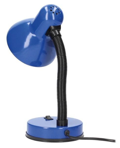 Stolní lampa na 1 žárovku E27 max 40W, modrá, Bell, 3 roky záruka