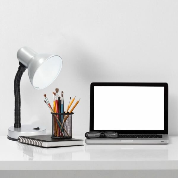 Stolní lampa na 1 žárovku E27 max 40W, šedá, Bell, 3 roky záruka