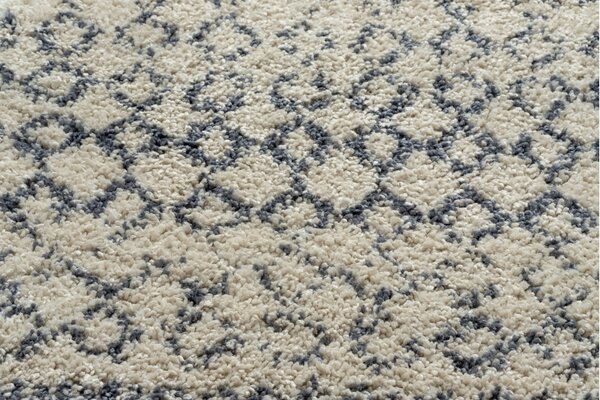 Dywany Łuszczów, Kusový koberec Berber Agadir G0522 cream and grey kruh, 120x120 (průměr) kruh, béžová, chodba / předsíň