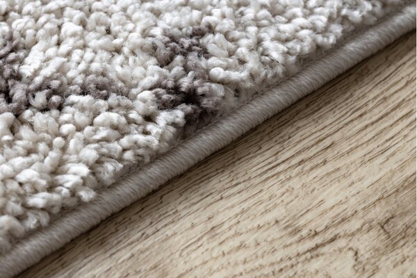 Dywany Łuszczów, Běhoun Berber Fez cream, 60x200, bílá, ložnice