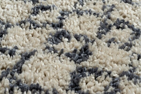 Dywany Łuszczów, Kusový koberec Berber Agadir G0522 cream and grey kruh, 120x120 (průměr) kruh, béžová, chodba / předsíň