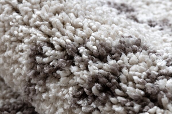 Dywany Łuszczów, Běhoun Berber Fez cream, 60x200, bílá, ložnice