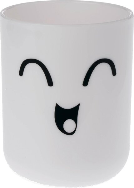 Spirella Hrnek na zubní kartáček Držák na zubní kartáček Smile Black