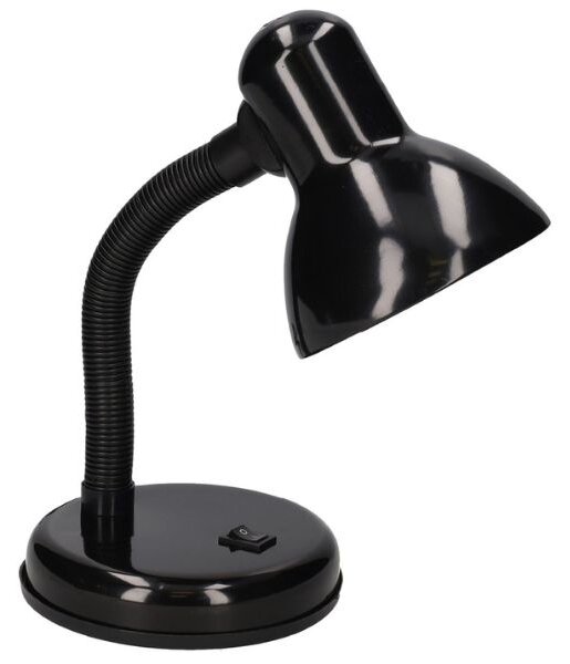 Stolní lampa na 1 žárovku E27 max 40W, černá, Hodori, 3 roky záruka