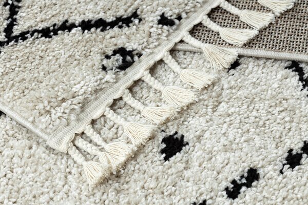 Dywany Łuszczów, Kusový koberec Berber Tetuan B751 cream, 80x150, bílá, ložnice