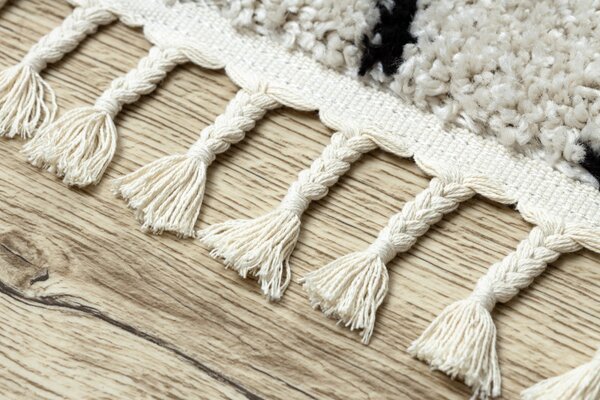Dywany Łuszczów, Kusový koberec Berber Tetuan B751 cream, 80x150, bílá, ložnice