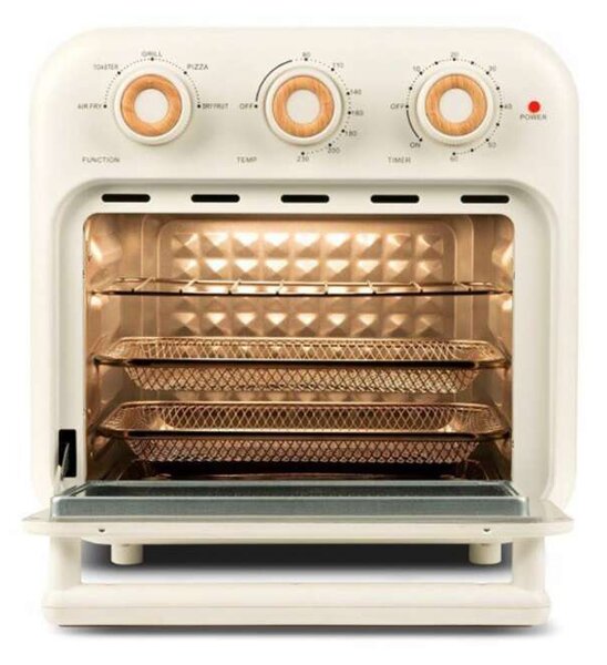 Horkovzdušná fritéza Girmi FG2801 Incanto – 14 l, krémová