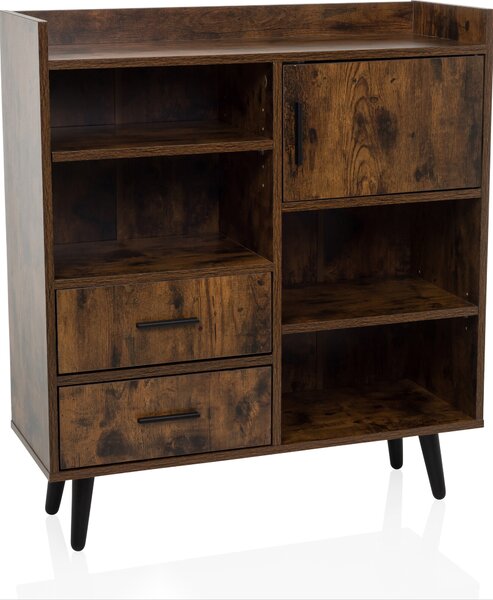 Hjh LIVING Komoda se 2 zásuvkami MYRDAL Příborník 90,0 x 80,0 x 30,0 cm