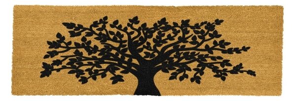 Rohožka z přírodního kokosového vlákna Artsy Doormats Tree Of Life, 120 x 40 cm