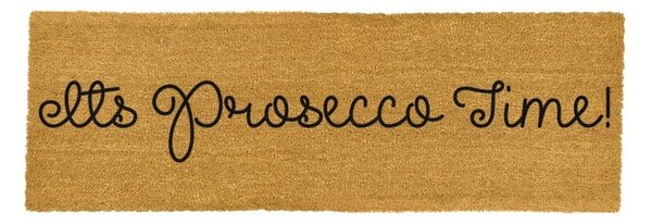 Dlouhá rohožka z přírodního kokosového vlákna Artsy Doormats Prosecco Time, 120 x 40 cm