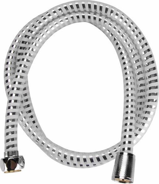 Sprchová hadice Viking (630227) Sprchová hadice, stříbrné pruhy, 150 cm, PVC