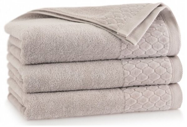 Egyptská bavlna ručníky a osuška Cannosa - béžová Velikost: ručník 50 x 100