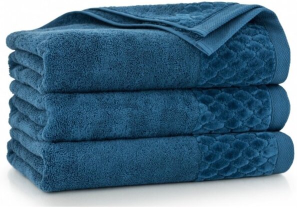 Egyptská bavlna ručníky a osuška Cannosa - tmavě modrá Velikost: ručníček 30 x 50
