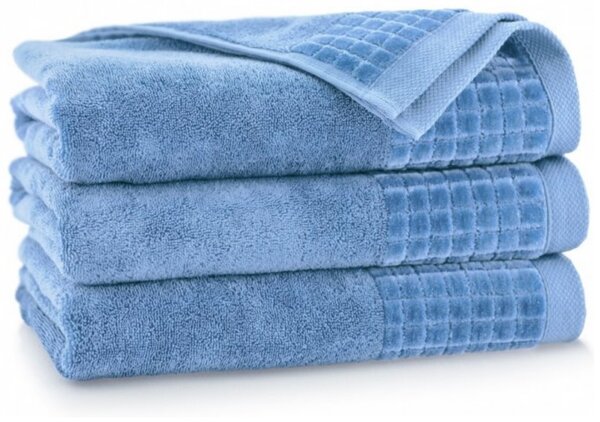 Egyptská bavlna ručníky a osuška Saveli - středně modrá Velikost: ručníček 30 x 50