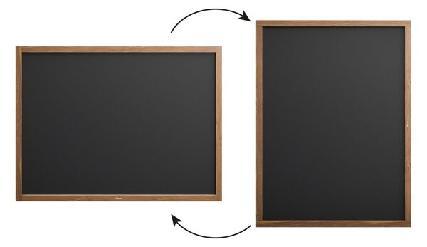 Allboards, Tabule černá křídová v dřevěném rámu 120x90 cm, TB129