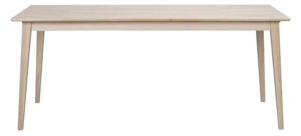 Matně lakovaný dubový jídelní stůl Rowico Filippa, 180 x 90 cm