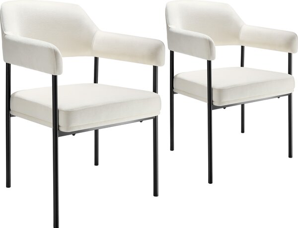 Tectake® Křeslo Doé čalouněné 58 x 62 x 85 cm