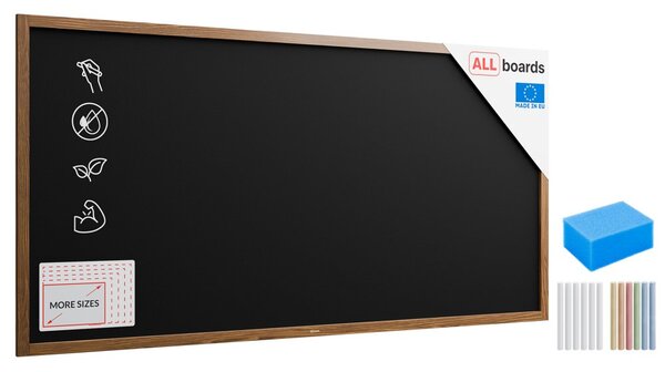 Allboards, Tabule černá křídová v dřevěném rámu 200x100 cm, TB2010