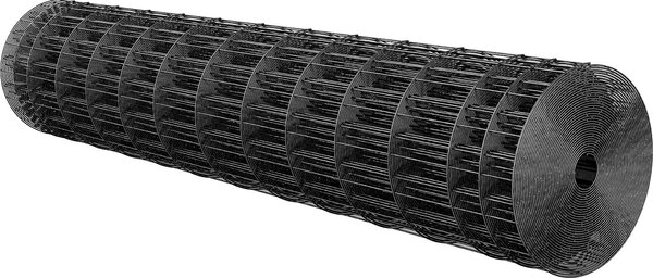 SucceBuy zahradní plot, 122 cm x 15,2 m, velikost ok 5,08x10,16 cm, 2,25 mm, pozinkovaný ocelový drátěný plot pro hospodářská zvířata, jako je skot, prasata a ovce, vinylem potažený plot pro výběhy pro zvířata, klece a zahradní plochy
