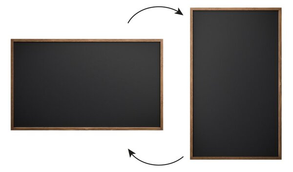 Allboards, Tabule černá křídová v dřevěném rámu 200x120 cm, TB2012