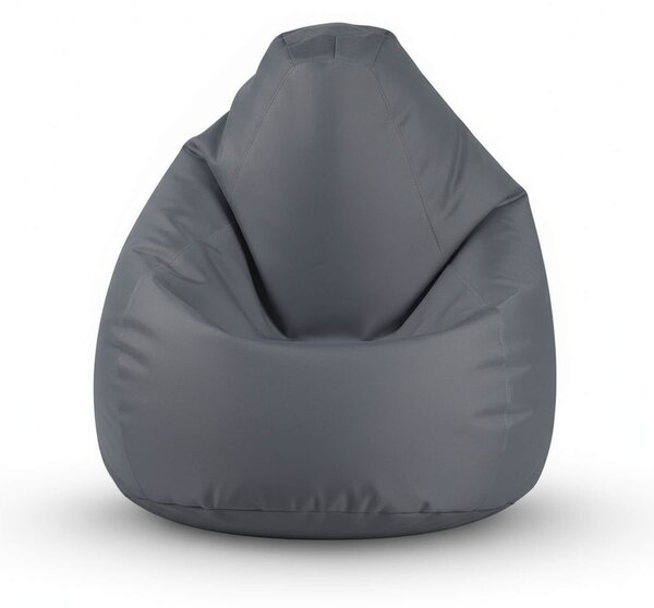 Sedací pytel Primabag Fuzzy tmavě šedá