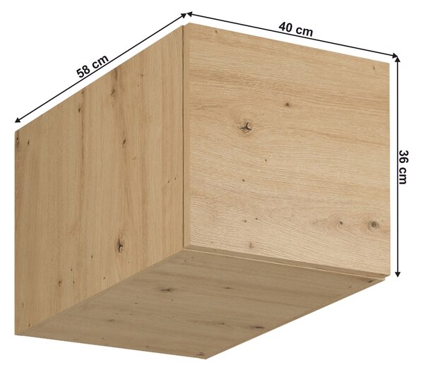 Horní kuchyňská skříňka N40 Langari (dub artisan)