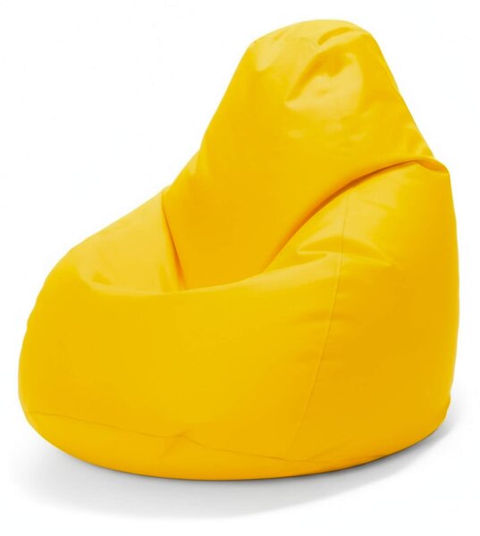 Sedací pytel Primabag Fuzzy žlutá