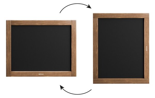 Allboards, Tabule černá křídová v dřevěném rámu 50x40 cm, TB54
