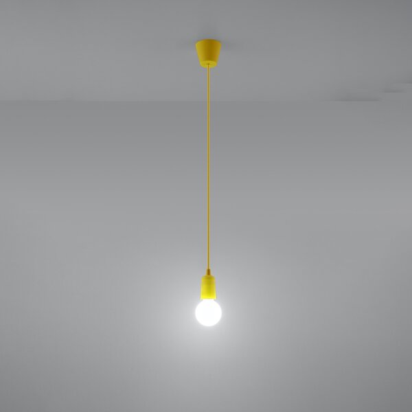 Sollux Lighting Závěsné svítidlo DIEGO 1 žluté