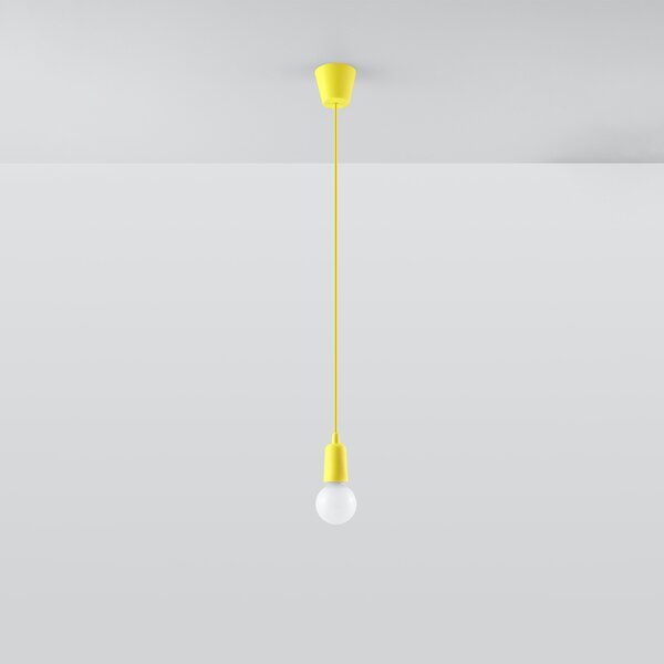 Sollux Lighting Závěsné svítidlo DIEGO 1 žluté
