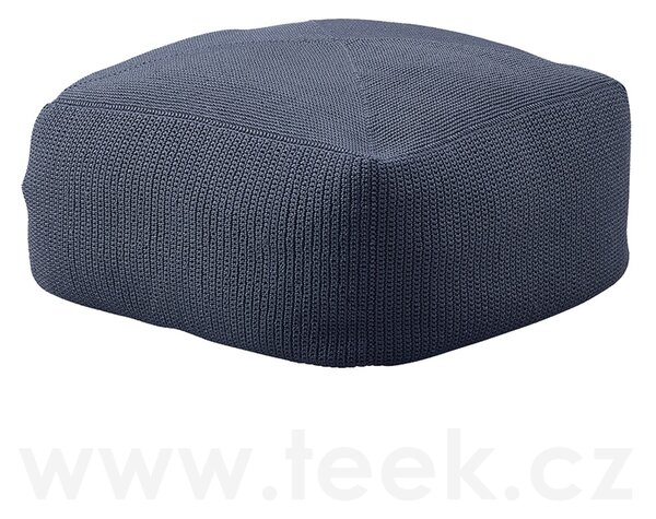 Cane-line Podnožka/puf Divine, Cane-line, 60x60x35 cm, venkovní látka Selected PP sand