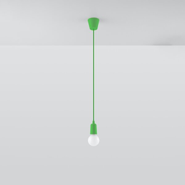 Sollux Lighting Závěsné svítidlo DIEGO 1 zelené