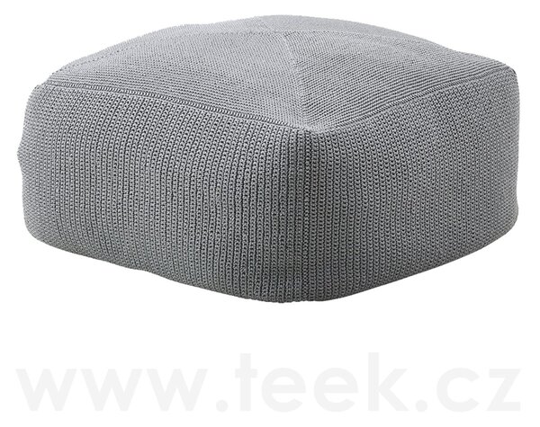 Cane-line Podnožka/puf Divine, Cane-line, 60x60x35 cm, venkovní látka Selected PP sand