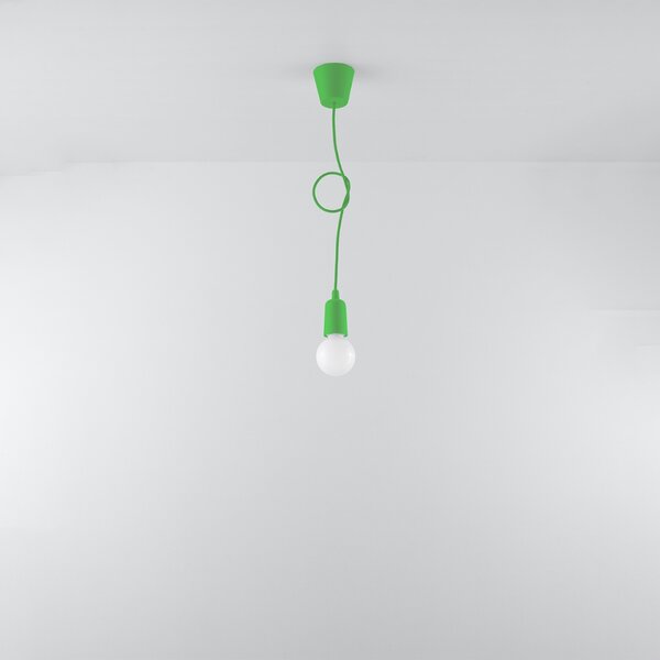 Sollux Lighting Závěsné svítidlo DIEGO 1 zelené