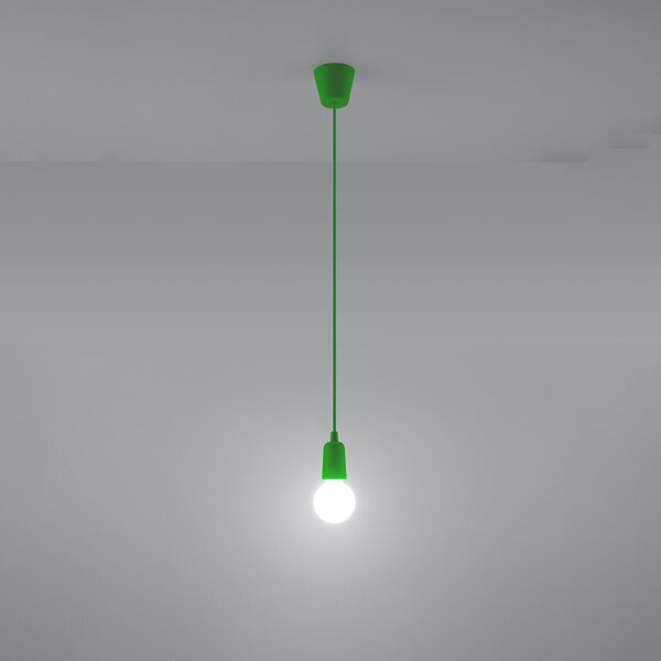 Sollux Lighting Závěsné svítidlo DIEGO 1 zelené