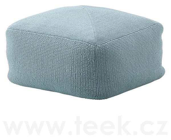 Cane-line Podnožka/puf Divine, Cane-line, 60x60x35 cm, venkovní látka Selected PP sand