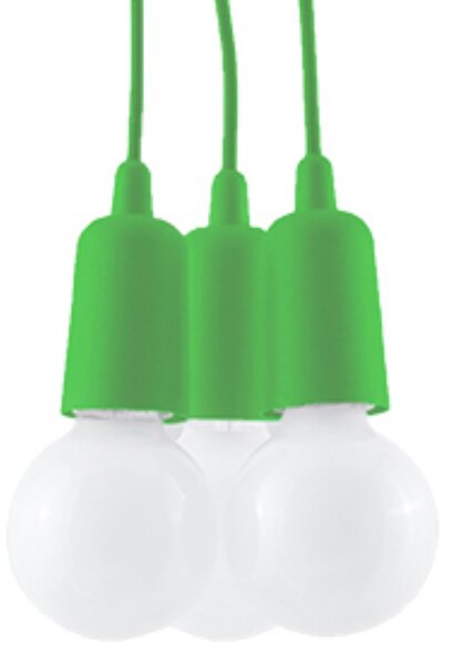 Sollux Lighting Závěsné svítidlo DIEGO 3 zelené