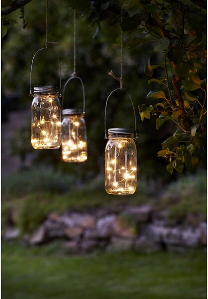 LED dekorace Star Trading Jamjar, výška 18 cm