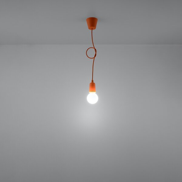 Sollux Lighting Závěsné svítidlo DIEGO 1 oranžové