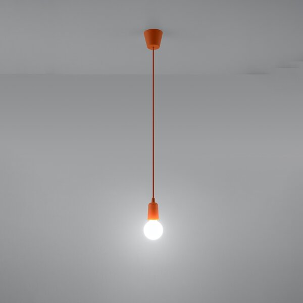 Sollux Lighting Závěsné svítidlo DIEGO 1 oranžové
