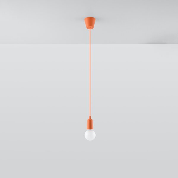 Sollux Lighting Závěsné svítidlo DIEGO 1 oranžové
